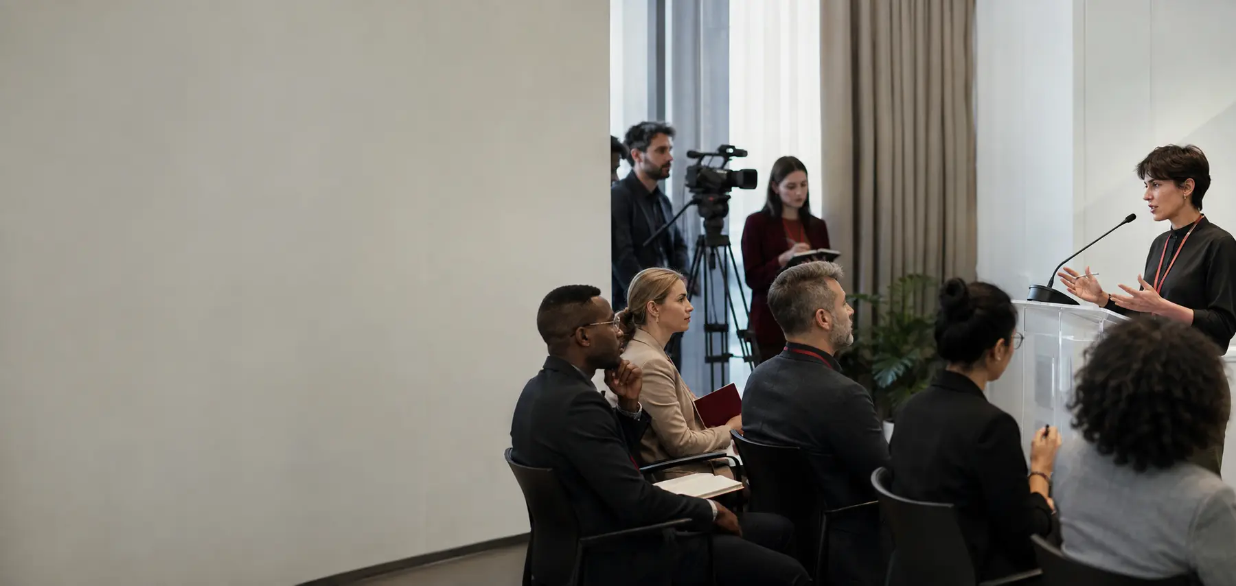 Professionals sharing research and practice at an international event